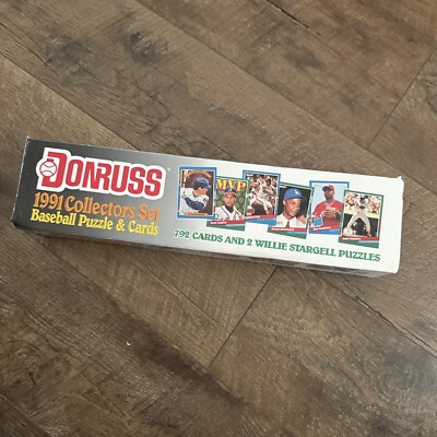 Donruss 1991 Collectors Set Baseball Puzzle Cards Set plus Bonus.