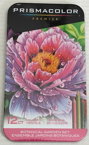 Prismacolor Colored Pencils,"Botanical Garden Set" of 12 pencils, Soft core,New 