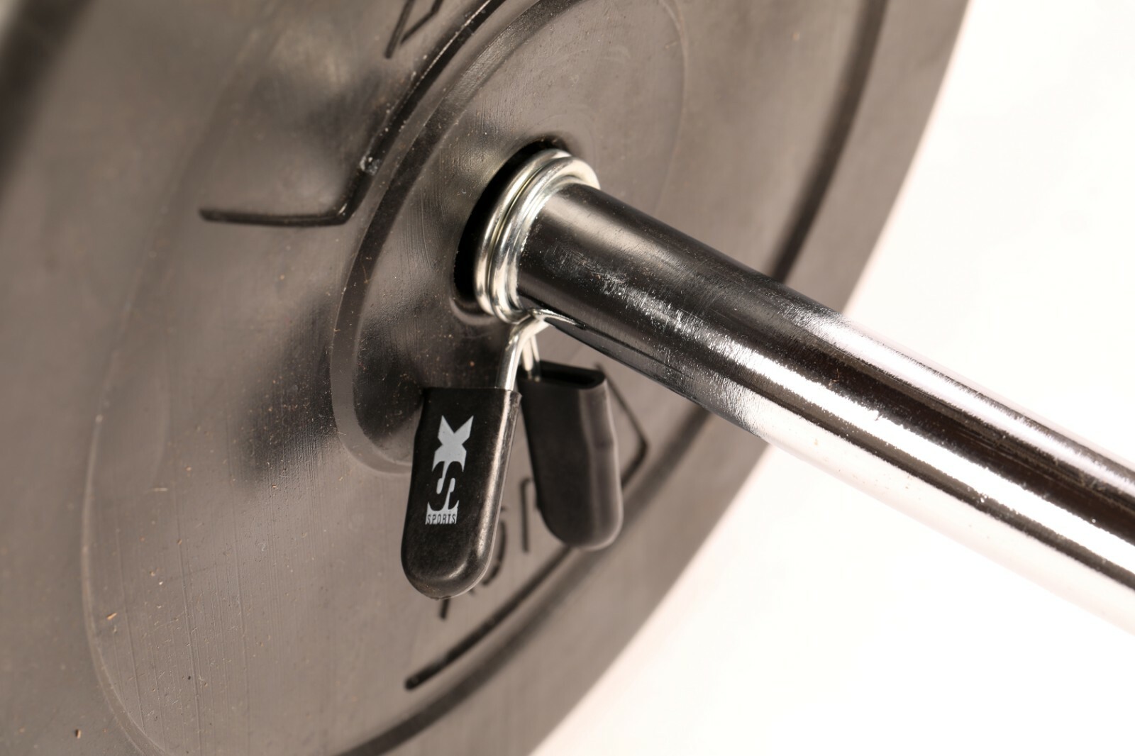 2 x 1" MORSETTO A MOLLA COLLARE CLIP PER BARRA PESI MANUBRI PALESTRA FITNESS ATTREZZATURA foto 5