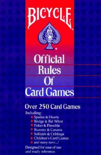 Official Rules Of Card Games - Paperback - Good