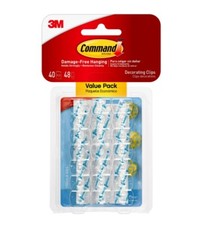 2 Packages Command 40 Clips 48 Strips Decorat...