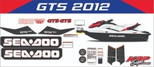 SEADOO GTS 2012 Graphics / Decal / Sticker Kit RED