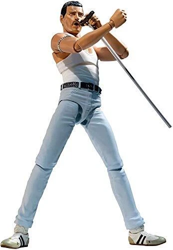 Bandai Action Figure Freddie Mercury Music Action Figures for sale