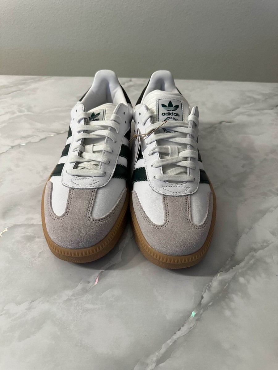 ◆adidas◆ Samba XLG White Dark Green IE9181 Adidas Originals Men's Samba XLG White Collegiate Green