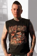 NWT EASY RIDER MENS 'HELL ON WHEELS' COTTON SLEEVELESS MUSCLE T-SHIRT SIZE XXL