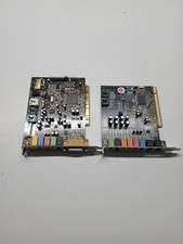 Lot of 2 PCI Sound Cards Sound Blaster Live 00R533 SB0200 Diamond GQ968