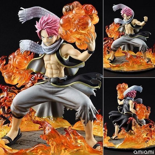 Modellino BellFine FAIRY TAIL serie finale Natsu Dragneel 1/8 PVC dal Giappone nuovo - Foto 5 di 6