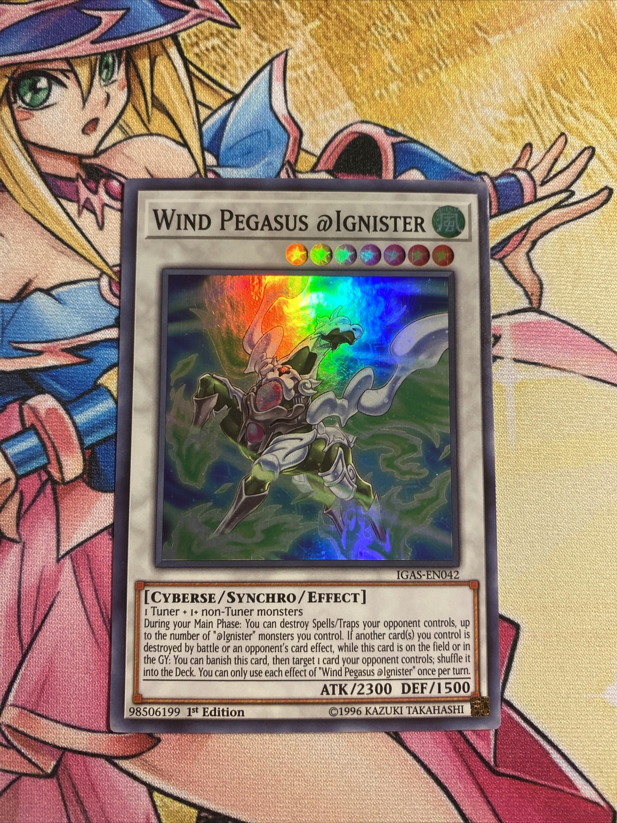 Yu-Gi-Oh! – Wind Pegasus @Ignister (IGAS-EN042) – Super Rare – Unlimited Edition Sammelkarte