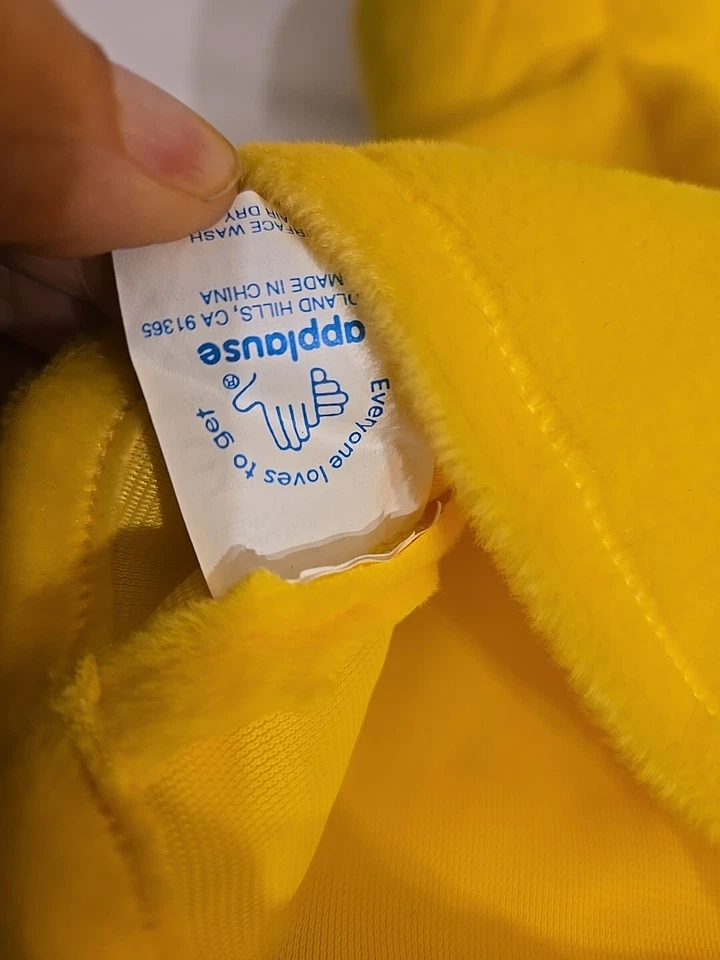 Peluche Piolín Pájaro Marioneta de Mano Warner Bros Looney Tunes 1994 Aplausos De Colección con Etiqueta Foto 4 de 4