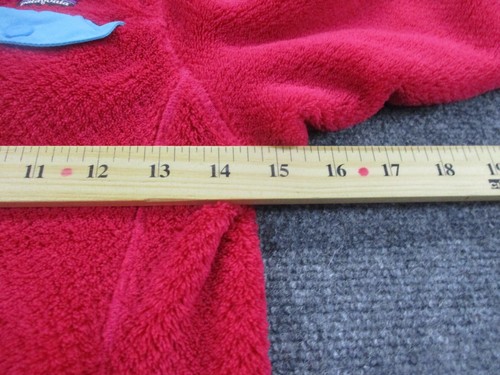 Patagonia Jacket Girls S 7 8 Red Fleece Sweater Snap T Fleece Outdoor Coat Youth - Picture 5 of 10