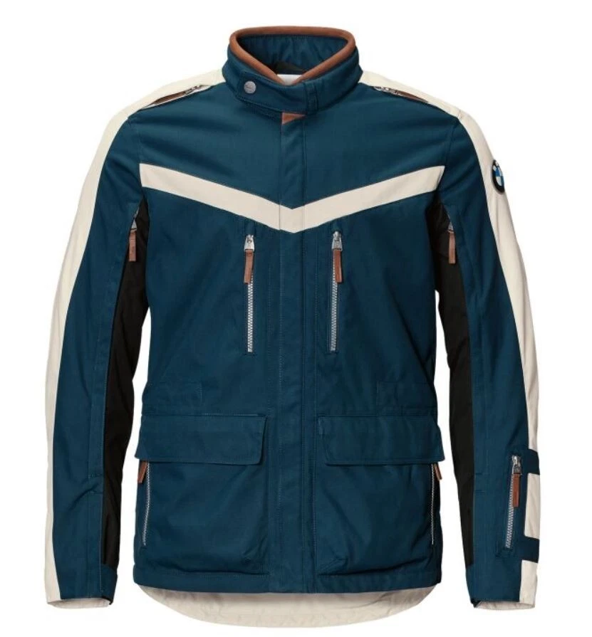 Original BMW Motorrad Jacke GS Adrar Herren Blau Größe 50  