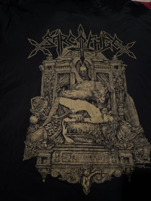 New Popular Sarcofago Band Black T-Shirt Cotton Full Size 7D1571