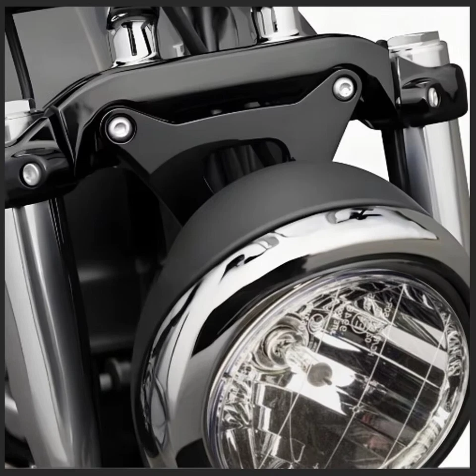 Soporte de conversión de faros de motocicleta PARA Harley Davidson FXBR Softai Breakout Foto 2 de 4