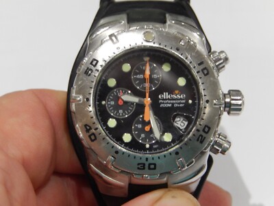 Ellesse 200m Professional Divers Watch with original Ellesse