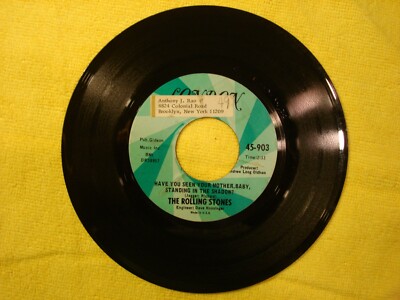 1966 ROLLING STONES ''HAVE YOU SEEN YOUR MOTHER, BABY, STANDING IN THE SHADOW'' 45
