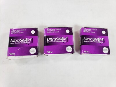 Lot Of 3 Essilor 70 Ultrashield 0202773560 +4.50 Super Scratch Resistant Lens