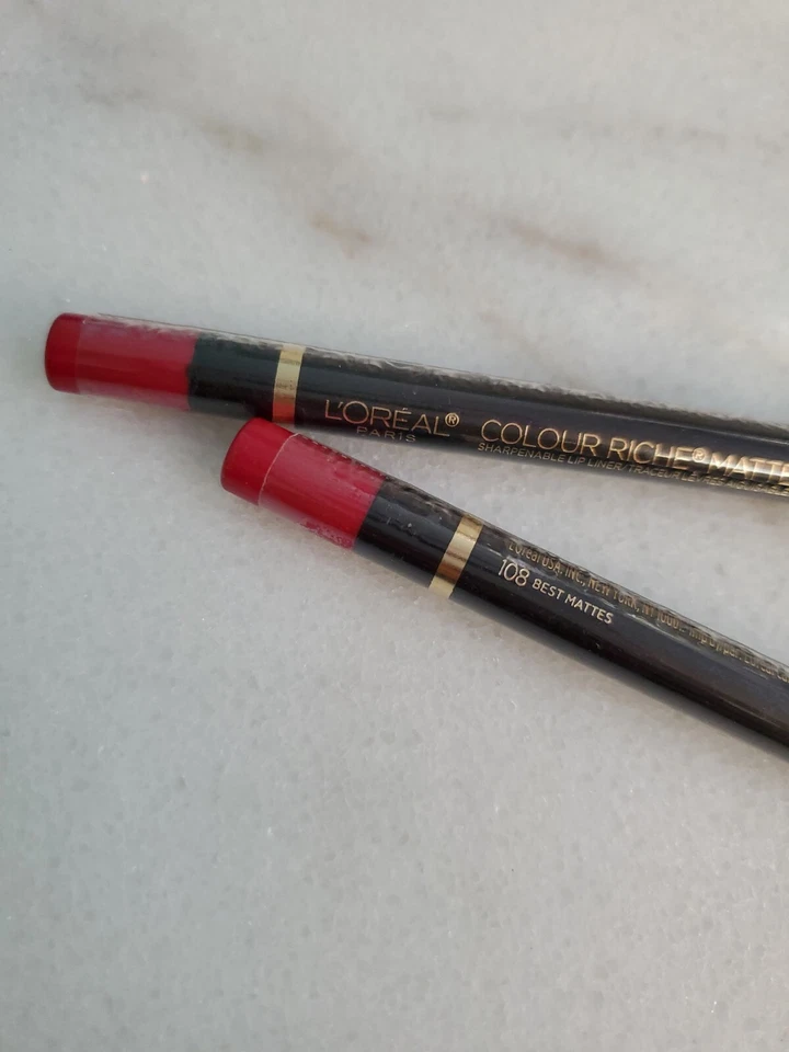 2- Delineador de labios L'Oreal Color Riche mate afilable 108 mejores mate  Foto 2 de 2