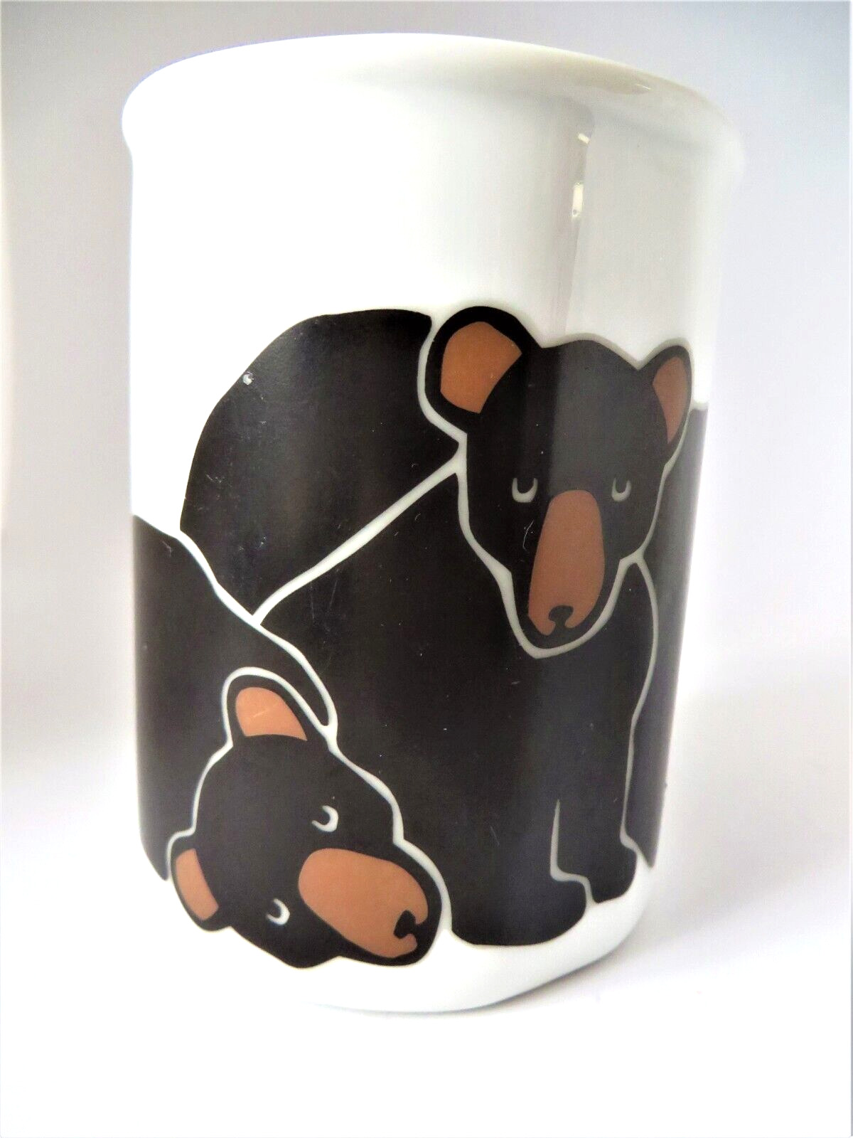 Marc Tetro mug Three bears Mother and cubs Coffee Tea mug Canada Woodland animal