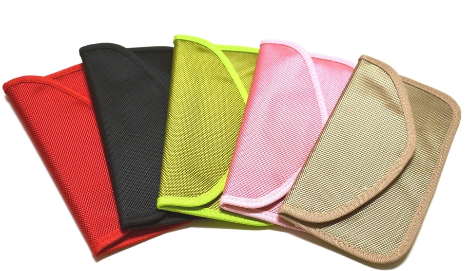 RFID Shielding Cell Phone Case Handset Function Porch Canvas Green 8900209 - Image 4 of 4