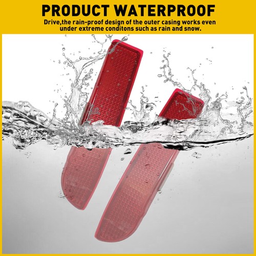 2PCS Rear Bumper Reflector Light For 2012 Base Toyota RAV4 Limited EV Waterproof - Picture 5 of 19