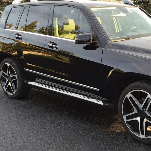 Barra Nerf escalón lateral estribo 2 piezas para Mercedes Benz GLK X204 2009-2015 - Imagen 10 de 10
