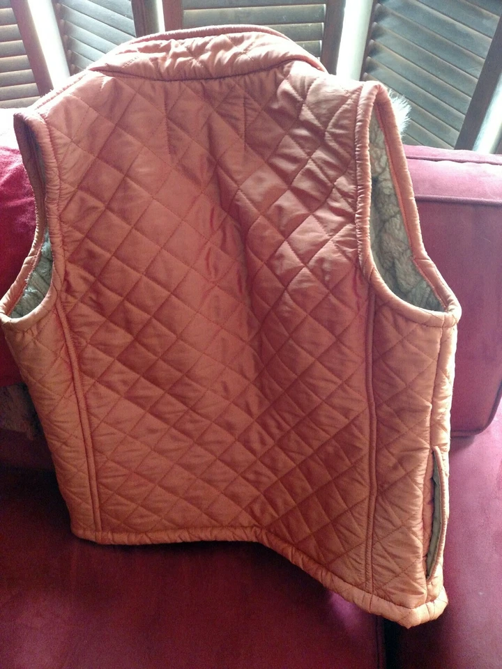 Chaleco con capucha American Outfitter True Grit talla S naranja con piel sintética Foto 2 de 4