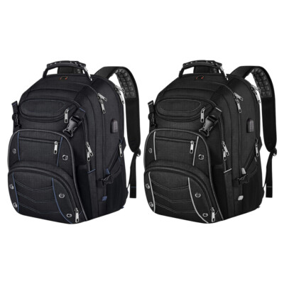 55L Laptop Backpack Bag for Unisex Anti-Theft Extra Large with USB Charger Port