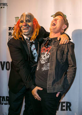 Shawn Clown Crahan and Corey Taylor attends the Monster Energy R- 2014 Photo