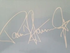 KISS Autograph Decals - Paul Stanley, Gene Simmons, Ace Frehley or Peter Criss!