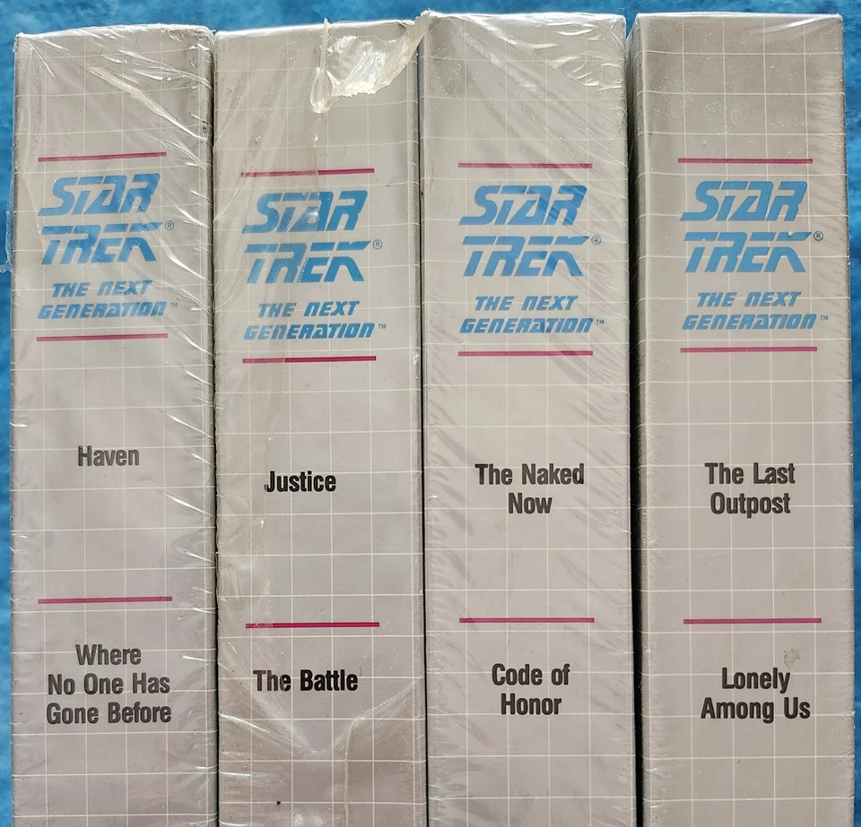 NEW Star Trek The Next Generation VHS The Collector's Edition Sealed - 4 VHS LOT - Image 3 of 4