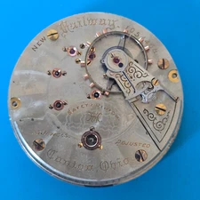 18 SIZE HAMPDEN 23 JEWEL NEW RAILWAY MODEL 2, 3 or 4 POCKET WATCH PARTS