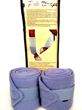 Polo Wraps Grey Intrepid International Fleece Bandages Stable Leg Wraps Gray  