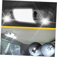 3Pcs Interior Map Dome Light LED Bulbs Compatible with 1987-1996 Ford F White