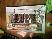 Rare Painting Bill Morgan 