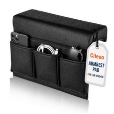 Armrest Pad for Car Window, Car Door Armrest Cushion with Storage Pocket