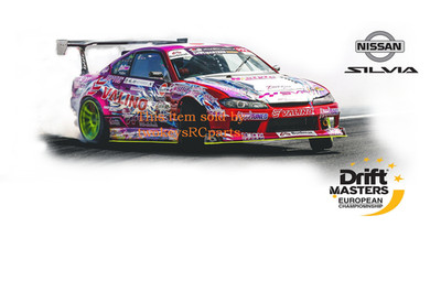 1:10 RC Clear Body Shell - Colt Nissan Silvia S15 +Naoki 2023 Livery
