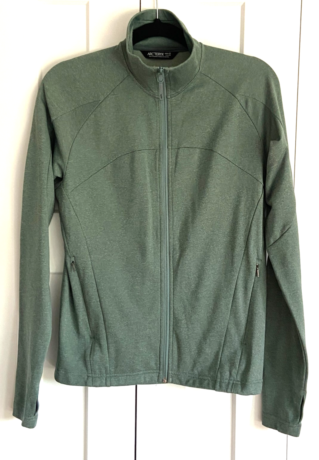 ARC'TERYX Ellison Poliestere Giacca Full Zip Outwear Donna Tg M Verde