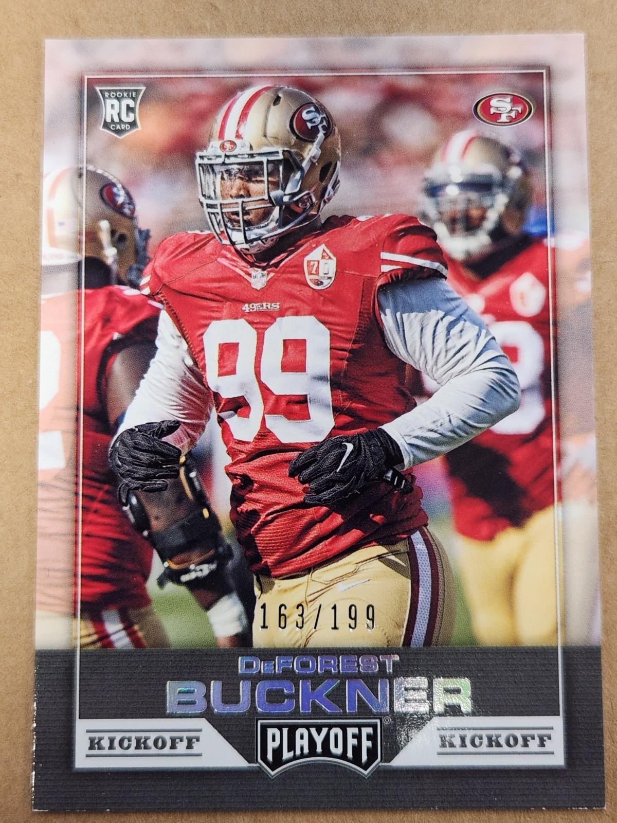 DeFOREST BUCKNER #207 2016 Panini Playoff KICKOFF RC 163/199 49ers/COLTS