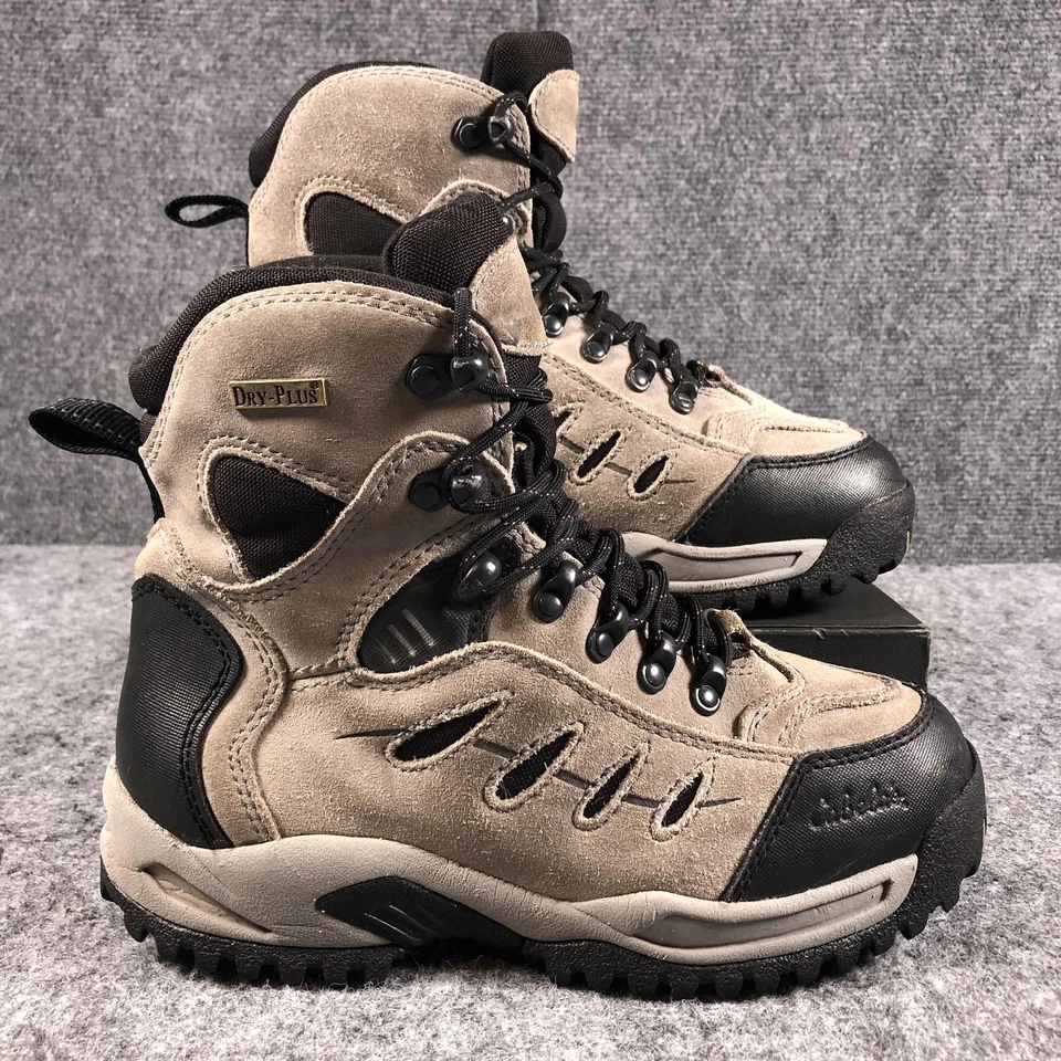 Cabela’s Mujer’s 7 Botas de Senderismo Gris Gamuza Dry-Plus Thinsulate Impermeable Trail Foto 2 de 4