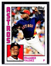 2019 Topps 1984 Rookie Framber Valdez #84R-FV RC Houston Astros MLB SP Insert
