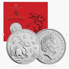 2023 Lunar Year of the Rabbit BU £5 Coin Brilliant Uncirculated Sealed Pack