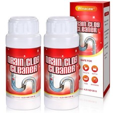 2Pack Sink Drain Cleaner Tool - Upgraded Powerful Pipe Unclogging Agent for K...