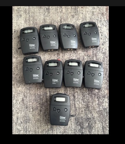 Listen LR-500-072 programable FM radio receiver 72MHz Lot Of 5 ONLY RECEIVER