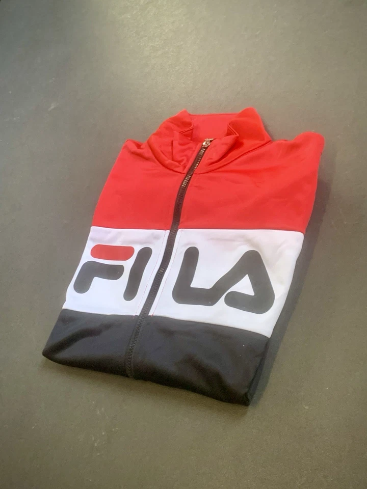 Felpa Fila Size M Tricolore Nuova - Imagen 3 de 4