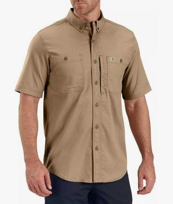 Carhartt Rugged Pro Flex Relaxed-Fit Short Sleeve Work Shirt Mens 2XL TALL NWOT