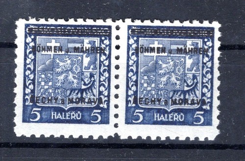 Bohemia 1 Ex Abart I MNH Unstamped + Gepr. (DA4986