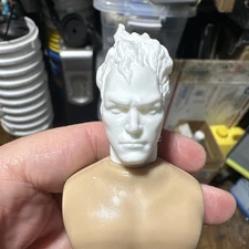 Mego FTC Zica Retro Custom Marvel Human Torch Head 8” Size 1/9 Fantastic Four V2