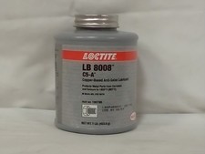 Loctite LB 8008 C5-A Copper-Based Anti-Seize Lubricant 1 lb Brush-Top Can