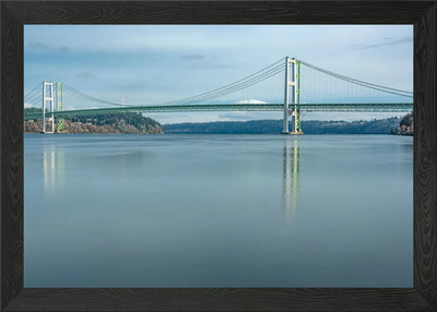 Die schmale Brücke gerahmtes Wandbild Poster Leinwanddruck Bild
