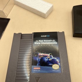 Nigel Mansell&rsquo;s World Championship Racing (Nintendo NES 1993) Complete CIB RARE!